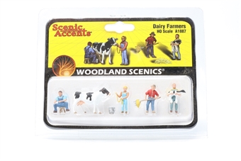 Woodland Scenics Accents - Dairy Farmers