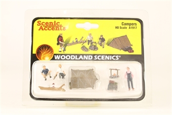 Woodland Scenics Scenic Accents Range - 'Campers'
