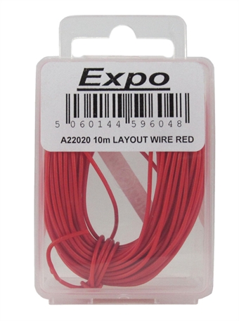 Multicore Wire Red - 10m Roll of 18/0.1mm