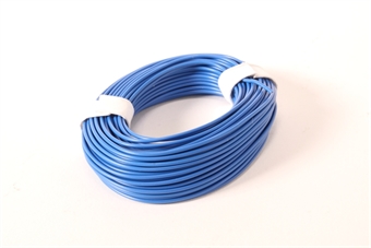 Multicore Wire Blue -10m Roll of 18/0.1mm