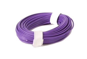 Multicore Wire Purple - 10m Roll of 18/0.1mm