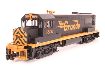 GE U25-B #5807 of the Rio Grande Railroad