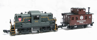 Center cab diesel switcher - PRR