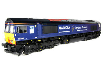 Class 66 in Malcolm Logistics DRS blue livery