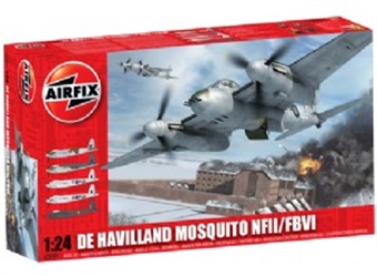 De Havilland Mosquito NFII/FBVI with RAF, RNZAF and RAAF marking transfers