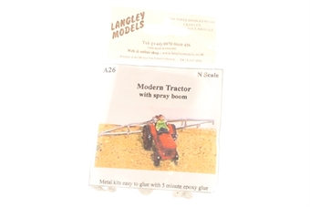 Modern Tractor with Spray Boom
