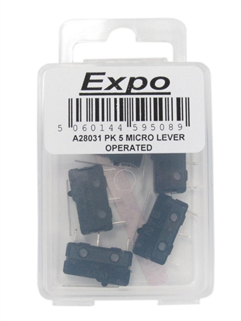 5 x lever micro switches
