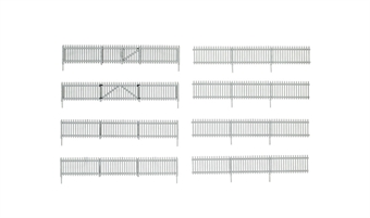 Wooden picket fence with gates - 67cm