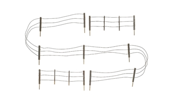 Barbed wire fence - 121cm