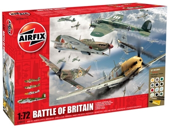 Battle of Britain 70th Anniversary including Spitfire MkIa, Hurricane MkIa, Messerschmitt BF109E and Heinkel HeIII