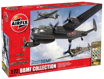 BBMF Battle of Britain Memorial Flight Collection with Lancaster B.III, Spitfire Mk.IIa and Hurricane Mk.IIc. 