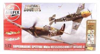 Dogfight Double with Spitfire 1A and Messerschmitt Bf109E. 