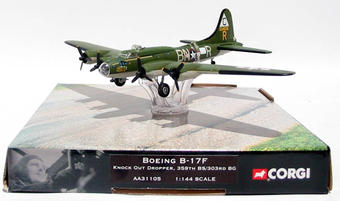 Boeing B-17F Flying Fortress United States Army Air Force 41-24605/RN-B Named Knock-Out Dropper 359th BS/303rd BG, 8th Air Force WWII Legends Range
