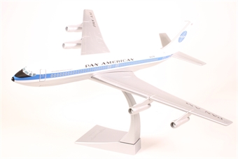 Boeing B707-321B Pan American World Airways N412PA 1960s colours Named Jet Clipper Empress of the Skies with rolling gears with stand Passenger Stairs