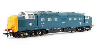 Tulyar Class 55 015 Deltic in BR Blue Livery with Finsbury Park White Cab Diesel Locomotive - DCC Sound