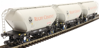 PCA bulk cement hoppers in Rugby Cement grey - Pack E - pack of three
