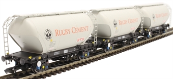 PCA bulk cement hoppers in Rugby Cement grey - Pack H - pack of three