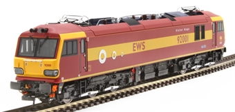 Class 92 92001 "Victor Hugo" in EWS red and gold - Digital sound fitted - Sold out on pre-order
