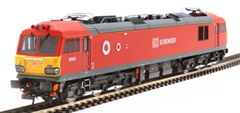 Class 92 92042 in DB Schenker red - Digital sound fitted