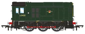 Class 10 BR Green Late Crest D3450 Diesel Shunter Locomotive