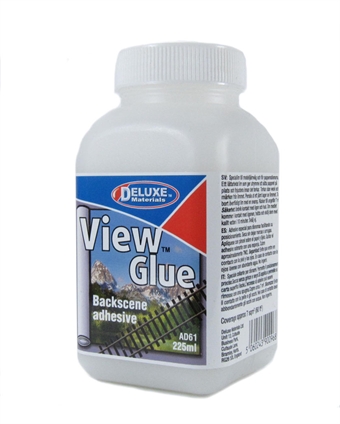 View Glue - Fix Landscape Back Scene Papers In Place - 225ml