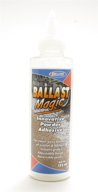 Ballast Magic - powder based ballast adhesive