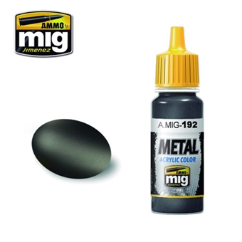 Acrylic metal paint -polished metal - 17ml dropper bottle