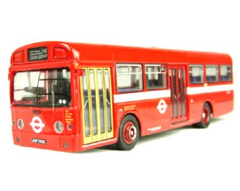AEC Swift (wide headlight) in non-standard red "London Transport"