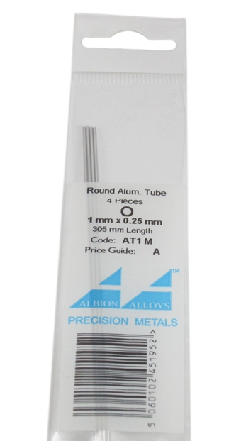 1mm Aluminium Tube 