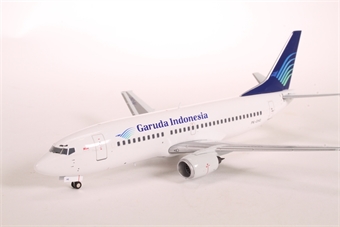 Boeing B737-34S Garuda Indonesia PK-GHQ 1990s colours with rolling gears