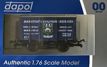 12T single vent van - 'John Marston - Dolphin Brewery'  - special edition for Burnham & District Model Rail Club