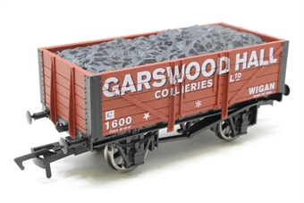 5-Plank Open Wagon - 'Garswood Hall Collieries' - special edition of 100 for the Red Rose Steam Society
