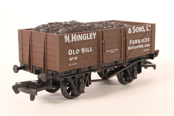 5 plank coal wagon with load "N. Hingley & Sons"
