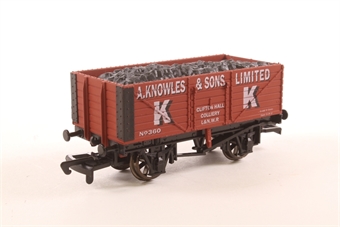 7-Plank Open Wagon K&K - 'A.Knowles & Co.' Wagon No.360 - Commissioned by 'The Red Rose Steam Soc'
