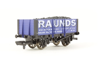5 Plank Wagon 'Raunds' - Limited Edition for Kitmaster Collectors' Club