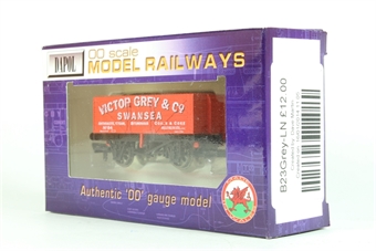 7 plank coal wagon in Hunting & co brown - weathered - Limited edition for David Dacey