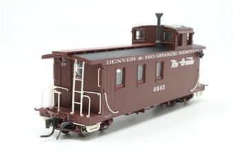 Offset-cupola long caboose 0503 'Denver & Rio Grande'