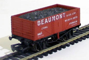 7-plank open coal wagon "Beaumont & Co. Ltd coal merchants, Ipswich"