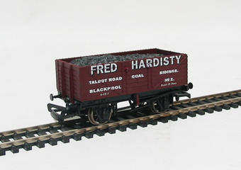 7-plank open coal wagon "Fred Hardisty" of Blackpool