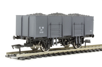 20t steel mineral wagon in GWR livery 33152 (with load)