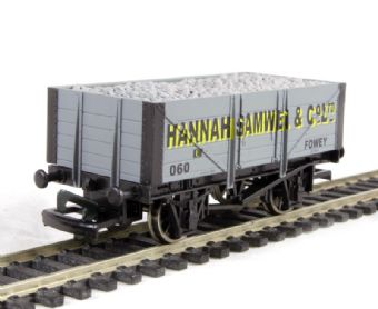 5 plank wagon in "Hannah Samwell" Fowey livery with granite load