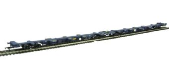 2 x FEA spine wagons in GBRf livery - 640601 & 640602