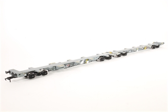 FEA-B Twin Container Wagons in Fastline Freight Livery - Special Edition for Rail Express