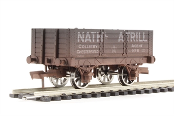 5 plank wagon 9ft wheel-base "Nath Atrill" - weathered