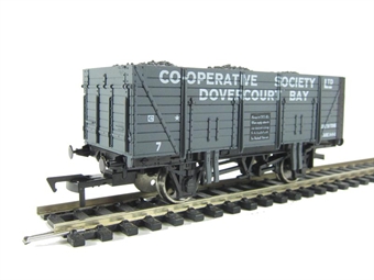 9 plank open wagon 7 - "Co-operative Society Dovercourt Bay"