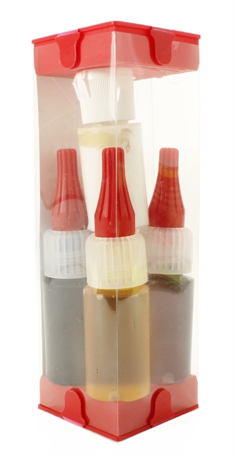 Scenic Colours (4 dyes - yellow, red, blue, black)