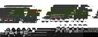 Black Label West Country Watersmeet 34030 BR Green Totem Steam Locomotive - DCC Sound & Smoke