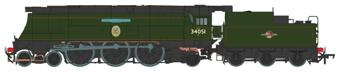 Black Label West Country Winston Churchill 34051 BR Green Totem Steam Locomotive - DCC Sound & Smoke