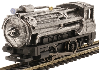 0-4-0 steampunk steam locomotive "Leander"