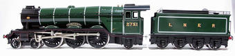 A3 Pacific "Humorist" with double chimney in LNER green